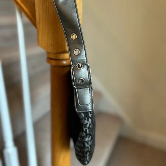 New York & Company Black and Gray Shoulder Bag - Picture 7 of 10